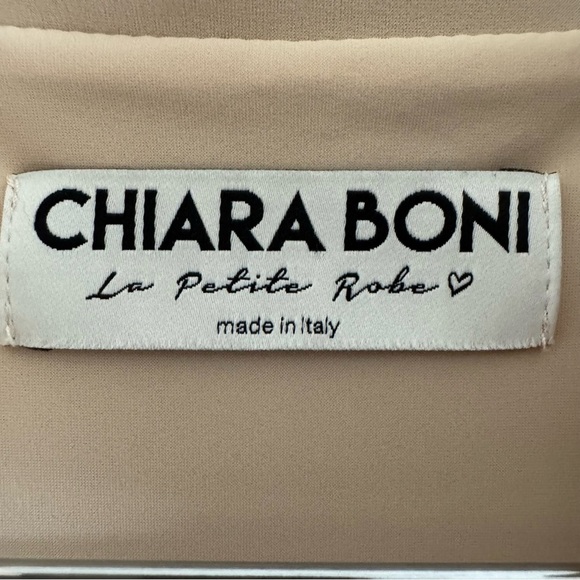 Chiara Boni La Petite Robe Kamala Matt Jersey Faux Wrap Midi Dress size 54 - Picture 12 of 15